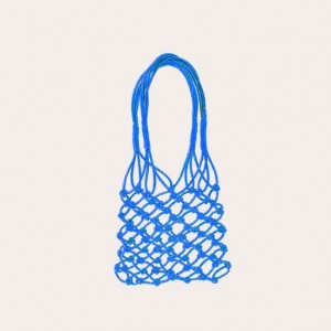 Little Liffner Knotted Mini Tote Dame Blå | 6781-HBGLO