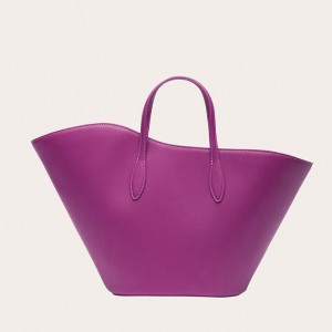 Little Liffner Open Tulip Medium Tote Dame Rosa | 7506-QZGJY