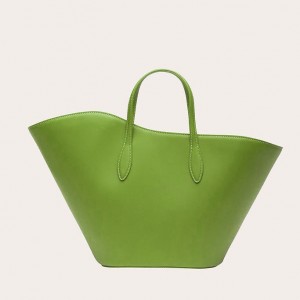 Little Liffner Open Tulip Medium Tote Dame Lyse Grønn | 4978-BOJAR