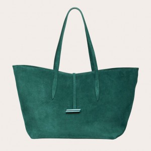 Little Liffner Penne Suede Tote Dame Turkis | 1490-MNIRS