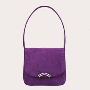 Little Liffner Rainbow Suede Tote Dame Lilla | 4938-KDZXJ