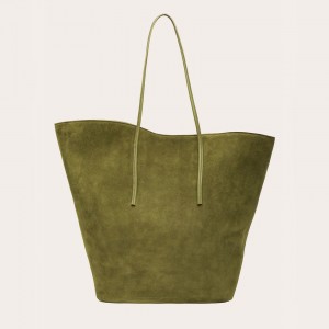 Little Liffner Soft Tulip Tote Dame Olivengrønne | 9310-TQFRA