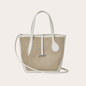 Little Liffner Sprout Mini Tote Dame Beige | 2463-ZETUF