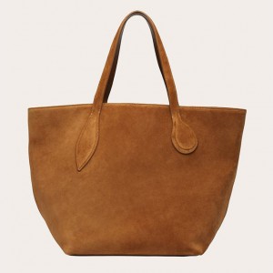 Little Liffner Sprout Suede Tote Dame Brune | 7082-UTKQP