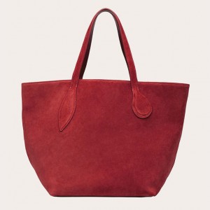 Little Liffner Sprout Suede Tote Dame Rød | 4950-MAOLX