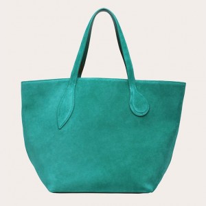 Little Liffner Sprout Suede Tote Dame Turkis | 9328-RNJQM