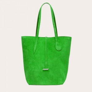 Little Liffner Tall Sprout Suede Tote Dame Grønn | 0975-GNOPX