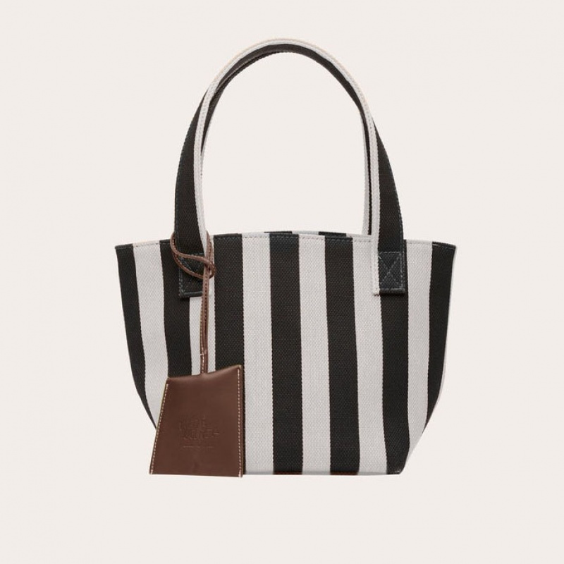 Little Liffner Mini Tote Dame Stripes | 5068-MZIGA