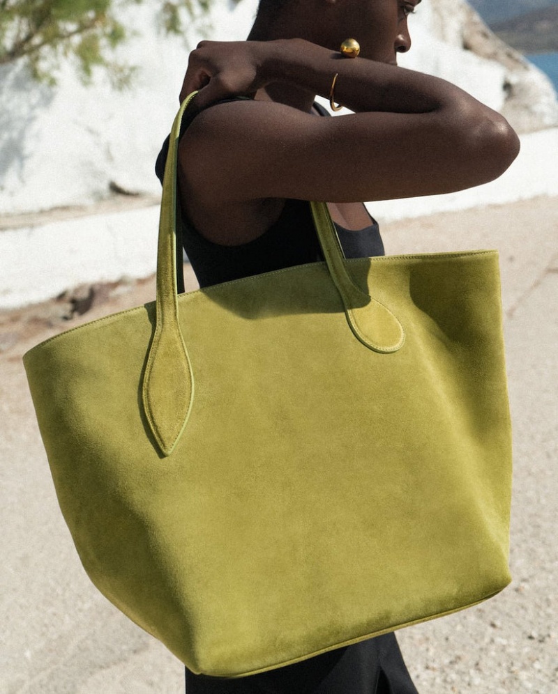 Little Liffner Sprout Suede Tote Dame Grønn | 0465-WGBPO