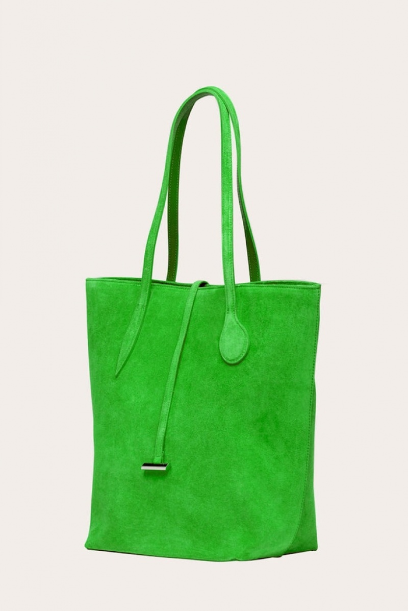 Little Liffner Tall Sprout Suede Tote Dame Grønn | 0975-GNOPX